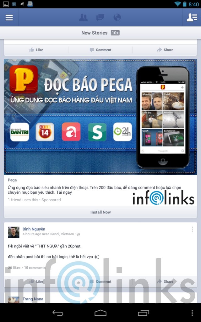 Facebook Mobile Apps Install Now Ad - Pega