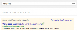 Website bán hàng trực tuyến Homemilk.vn