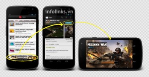 Quảng cáo trên di động với chức năng Click to Download - Click to Install